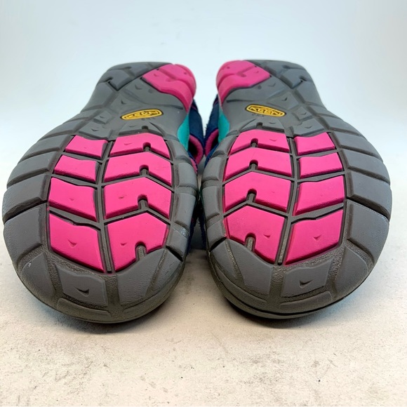 KEEN Big Kid's Youth Blue Pink Seacamp II CNX Waterproof Sandals size 3 EU 35 - Picture 10 of 11